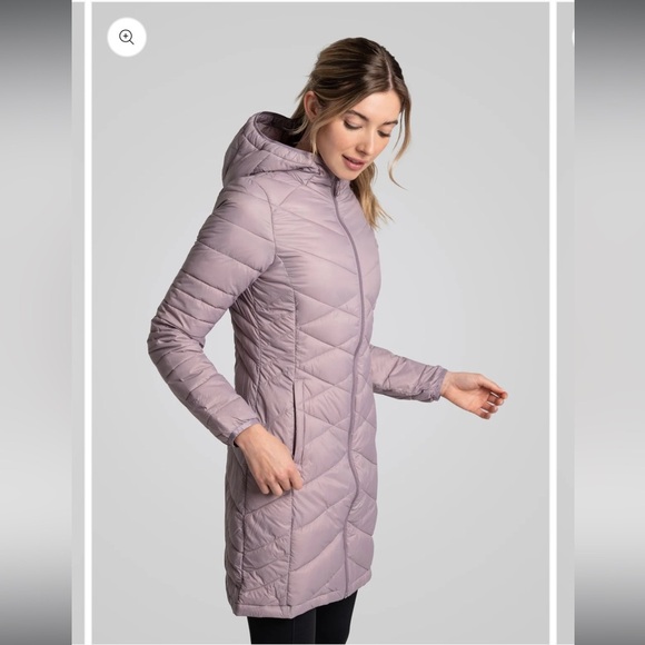 Paradox Long Quilted Tricia Purple Primaloft Down Alternative winter Jacket XXL - Picture 3 of 15